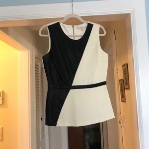 Gorgeous white and black top